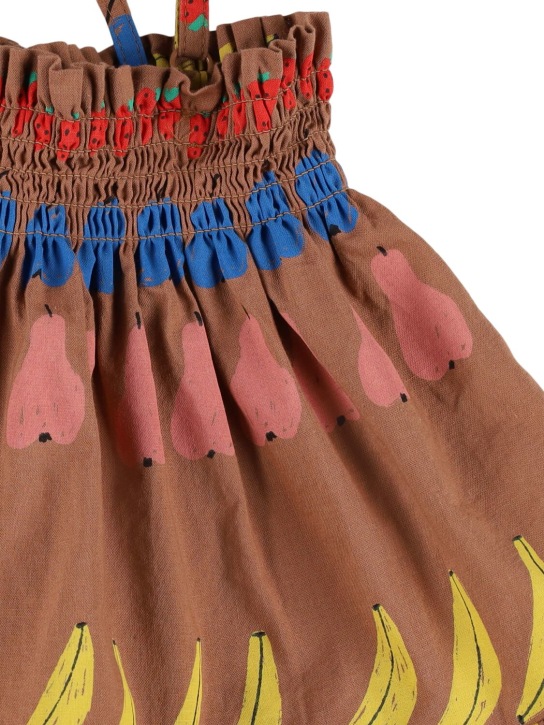 Jellymallow: Top, culotte e fascia in cotone - Beige - kids-girls_1 | Luisa Via Roma
