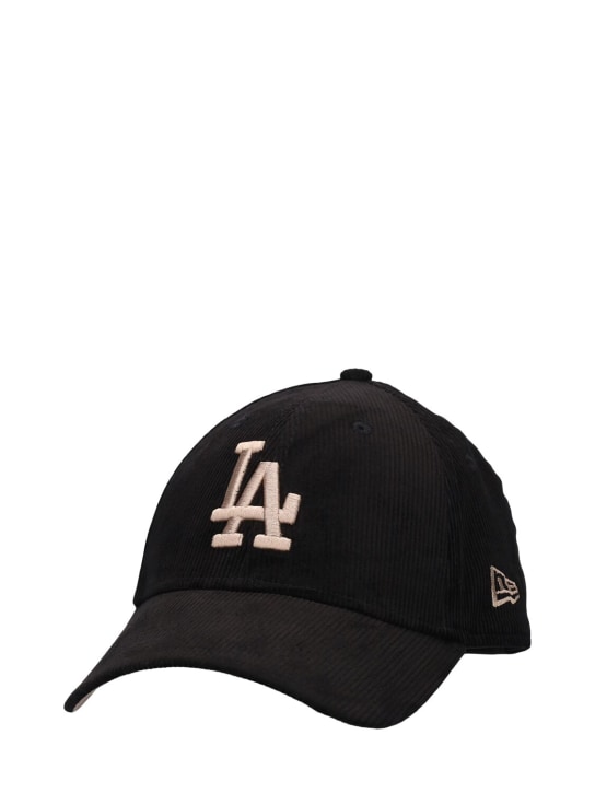 New Era: LA Dodgers 9Forty棒球帽 - 黑色/米黄色 - women_1 | Luisa Via Roma