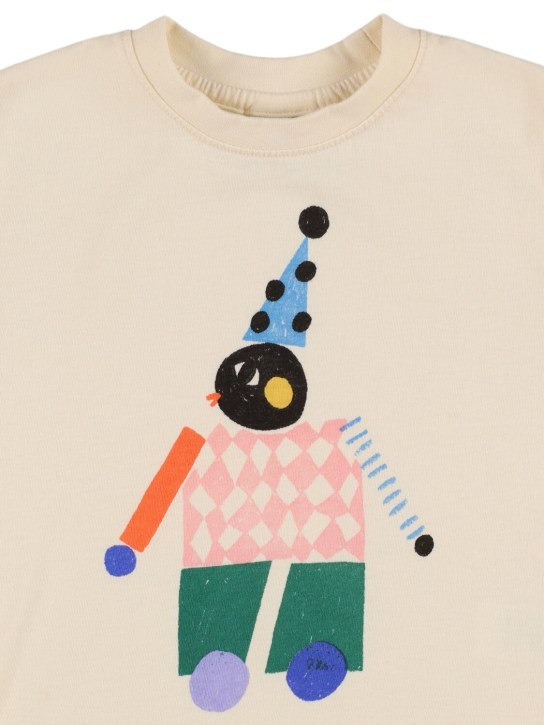 Jellymallow: T-shirt in jersey di cotone - Off-White - kids-girls_1 | Luisa Via Roma