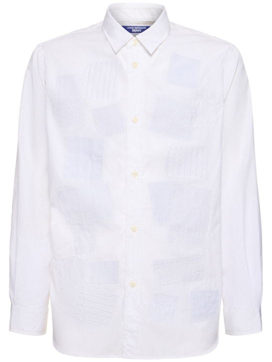 JUNYA WATANABE: Cotton broad shirt - White - men_0 | Luisa Via Roma