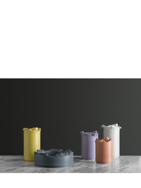 Bitossi Ceramiche: Formafantasma clay vase - Purple - ecraft_1 | Luisa Via Roma