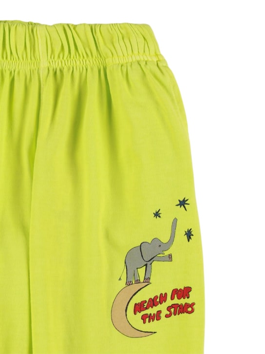 Jellymallow: Pantalones deportivos de jersey de algodón - Amarillo - kids-boys_1 | Luisa Via Roma