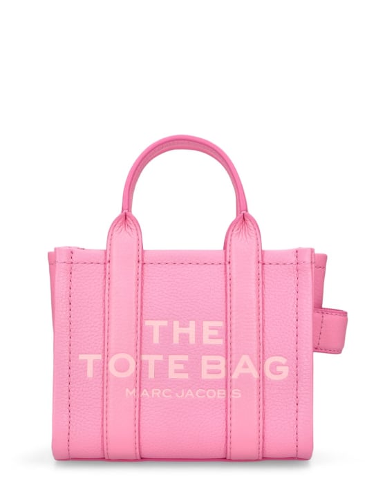 Marc Jacobs: The Crossbody leather tote bag - Petal Pink - women_0 | Luisa Via Roma