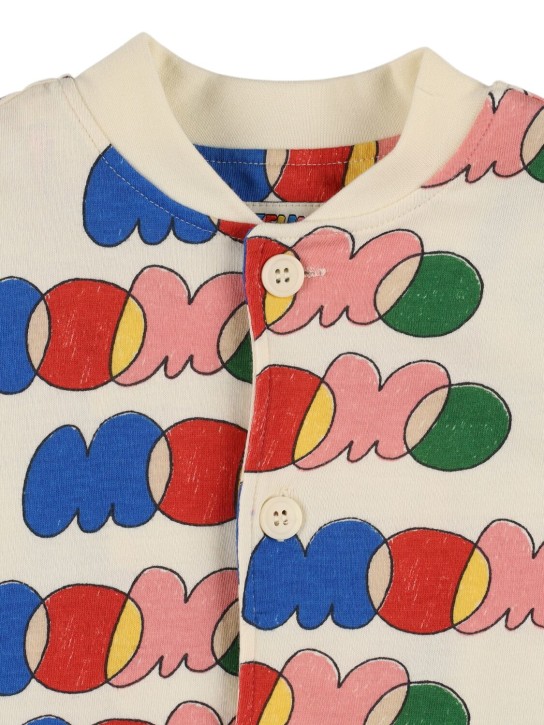 Jellymallow: Cardigan in maglia di cotone - Off-White - kids-girls_1 | Luisa Via Roma