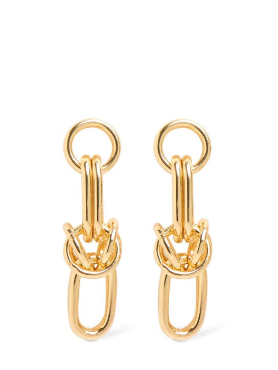 Federica Tosi: Cecile drop earrings - Gold - women_0 | Luisa Via Roma