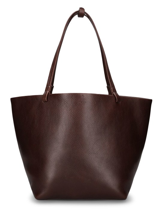 The Row: Park vintage leather tote bag - Brown Ans - women_0 | Luisa Via Roma