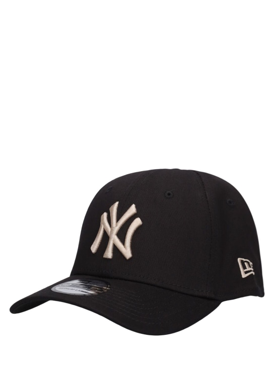 New Era: NY Yankees 39Thirty棉质帽子 - 黑色/米黄色 - women_1 | Luisa Via Roma