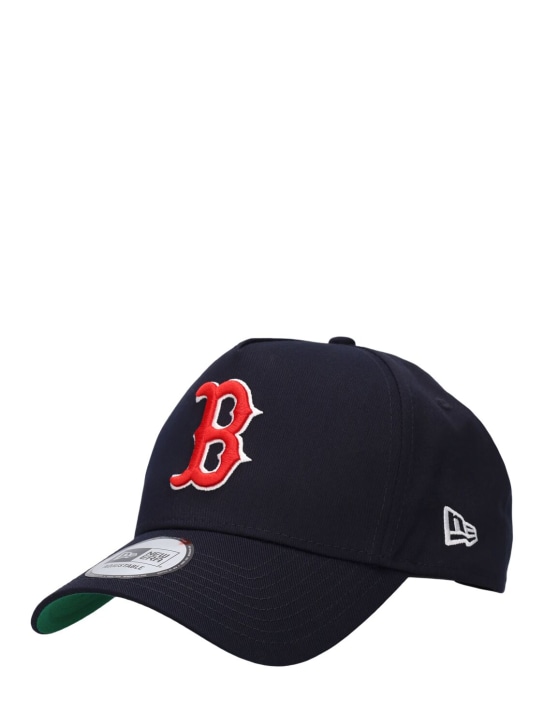 New Era: Cappello Boston Red Sox 9Forty A-Frame - Blu/Rosso - women_1 | Luisa Via Roma
