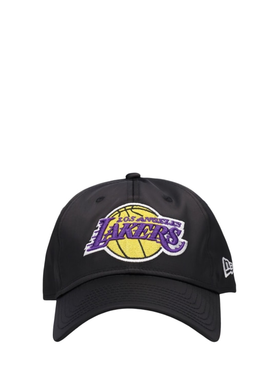 New Era: NBA LA Lakers satin 9Twenty cap - Black/Purple - men_0 | Luisa Via Roma