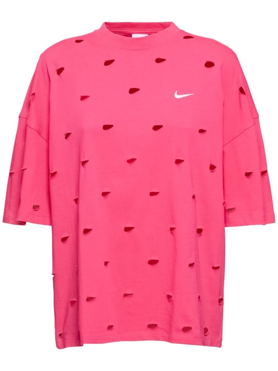 Nike: T-Shirt „Jacquemus Swoosh“ - Watermelon - women_0 | Luisa Via Roma
