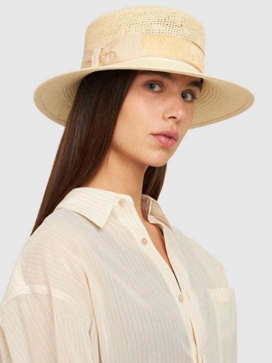 Borsalino: Sombrero panamá de paja - Natural - women_1 | Luisa Via Roma