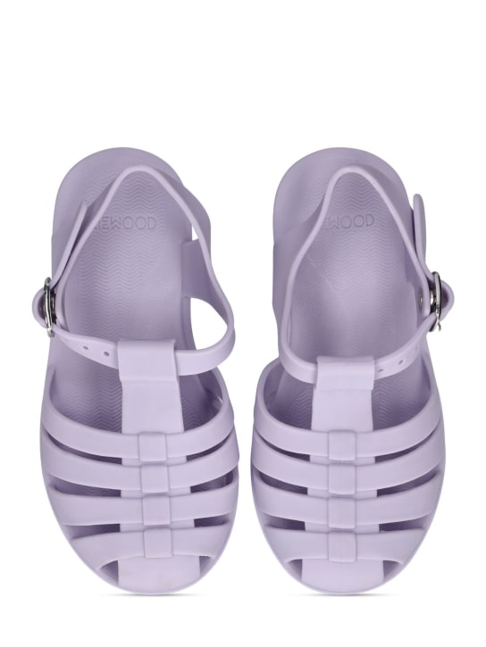 Liewood: Rubber jelly sandals - Light Purple - kids-girls_1 | Luisa Via Roma