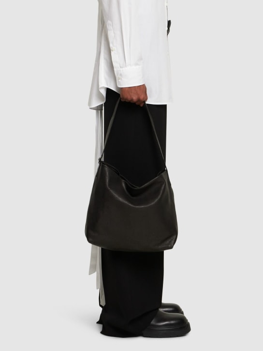 Ann Demeulemeester: Runa medium soft leather shoulder bag - men_1 | Luisa Via Roma