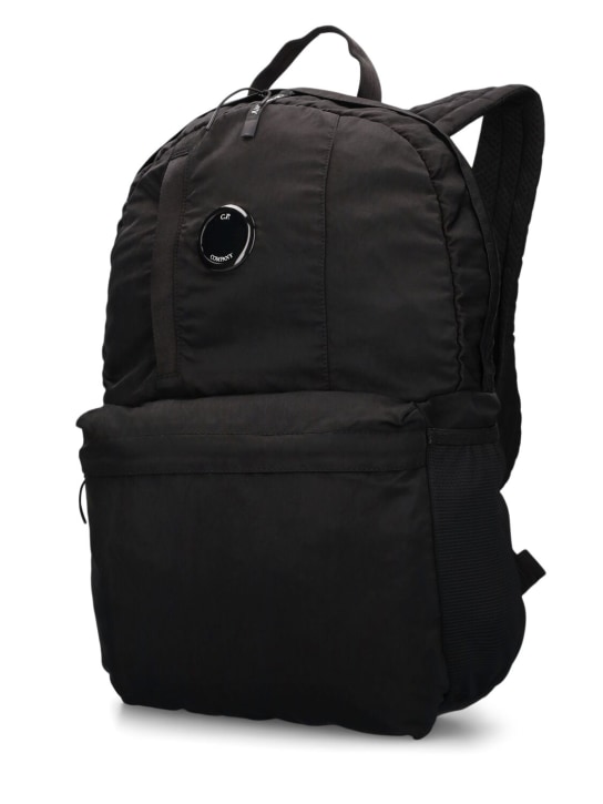 C.P. Company: Canvas backpack - Black - kids-boys_1 | Luisa Via Roma