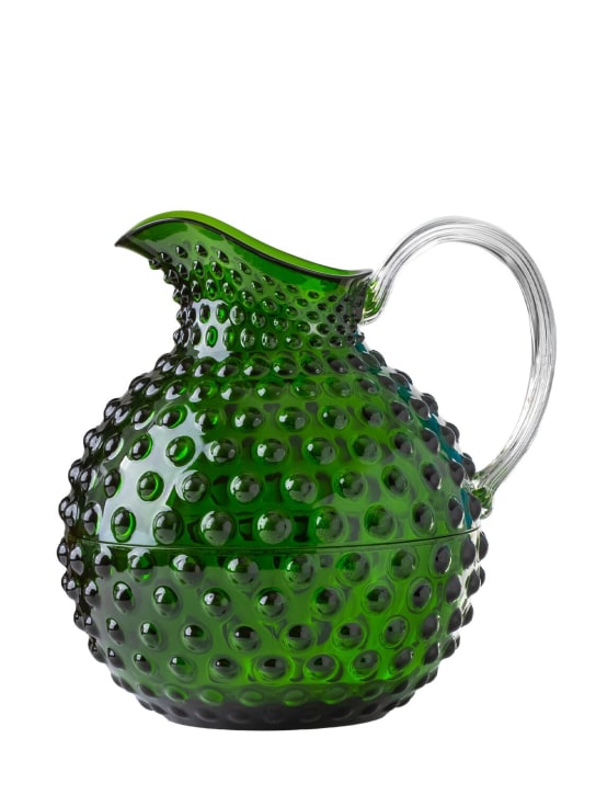 Mario Luca Giusti: Sister Rosetta acrylic pitcher - Green - ecraft_0 | Luisa Via Roma