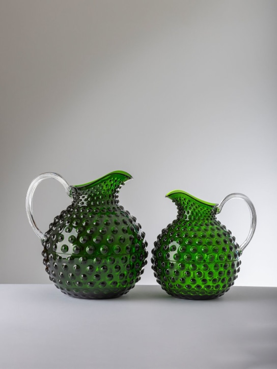 Mario Luca Giusti: Sister Rosetta acrylic pitcher - Green - ecraft_1 | Luisa Via Roma
