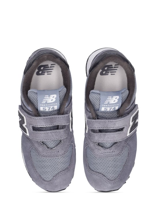 New Balance: Sneakers 574 - Grigio Scuro - kids-boys_1 | Luisa Via Roma