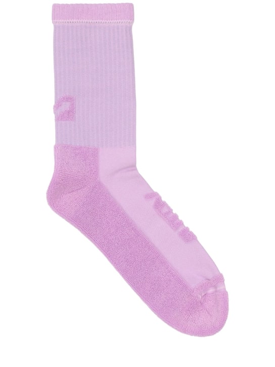 Autry: Unisex socks - Purple - men_0 | Luisa Via Roma