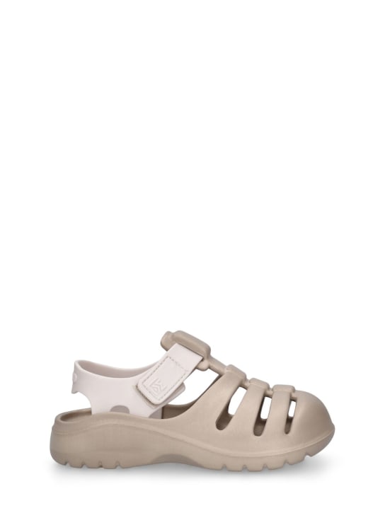 Liewood: Rubber jelly sandals - 베이지 - kids-girls_0 | Luisa Via Roma