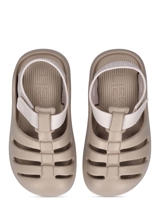 Liewood: Rubber jelly sandals - 베이지 - kids-girls_1 | Luisa Via Roma