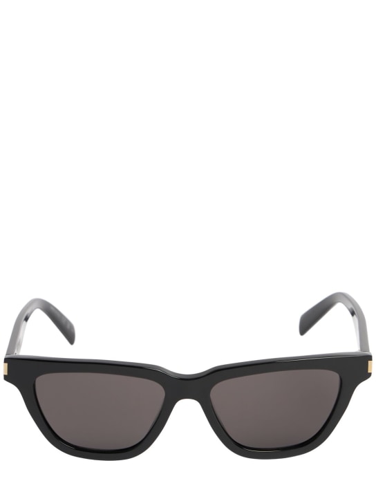 Saint Laurent: YSL SL 462 Round acetate sunglasses - Black - men_0 | Luisa Via Roma