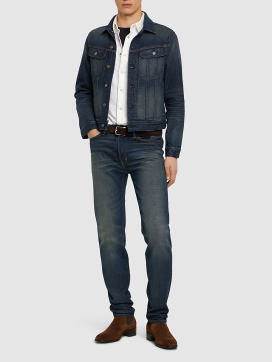 Tom Ford: Jeans de denim - Strong High Blu - men_1 | Luisa Via Roma