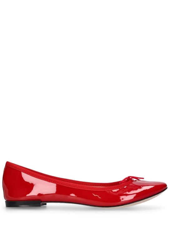 Repetto: 10毫米Cendrillon漆皮芭蕾平底鞋 - 红色 - women_0 | Luisa Via Roma