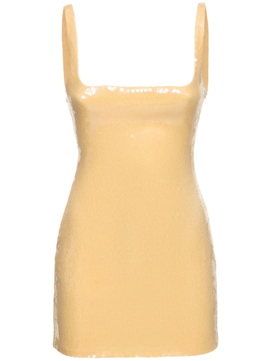 16arlington: Sior sequined mini dress - Cream - women_0 | Luisa Via Roma