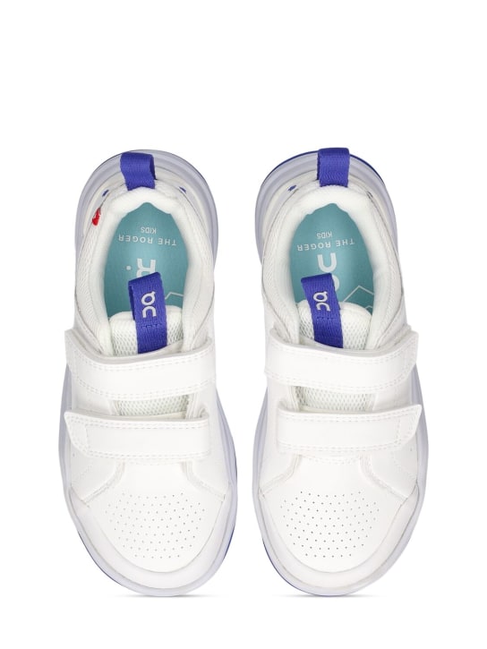 On: The Roger sneakers - White/Blue - kids-boys_1 | Luisa Via Roma
