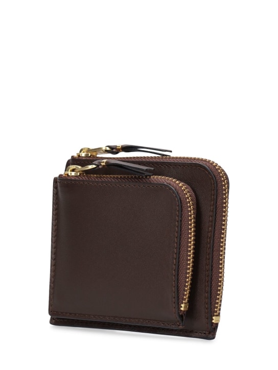 Comme des Garçons Wallet: Brieftasche mit Außentasche mit Reißverschluss - Braun - women_1 | Luisa Via Roma