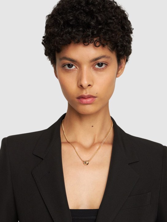Ferragamo: Lange Halskette „Newgun“ - Gold - women_1 | Luisa Via Roma