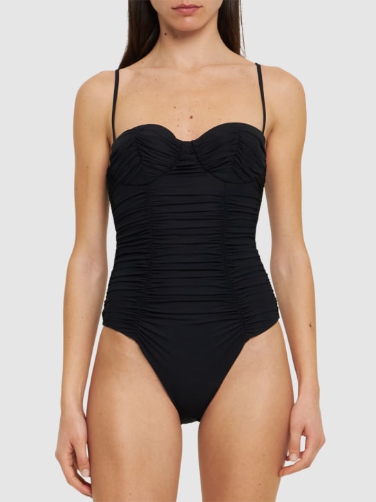 Ermanno Scervino: Onepiece swimsuit - Black - women_1 | Luisa Via Roma