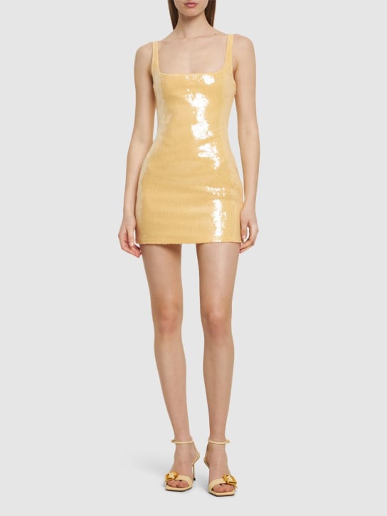 16arlington: Sior sequined mini dress - Cream - women_1 | Luisa Via Roma