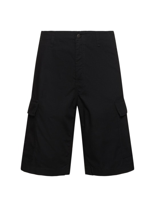 Carhartt WIP: Columbia Regular cargo shorts - Black - men_0 | Luisa Via Roma