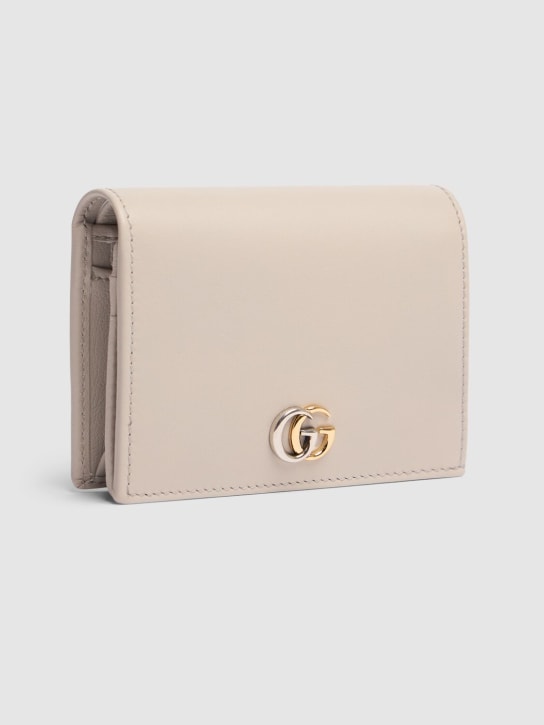 Gucci: GG Marmont leather card case wallet - Sphinx - women_1 | Luisa Via Roma