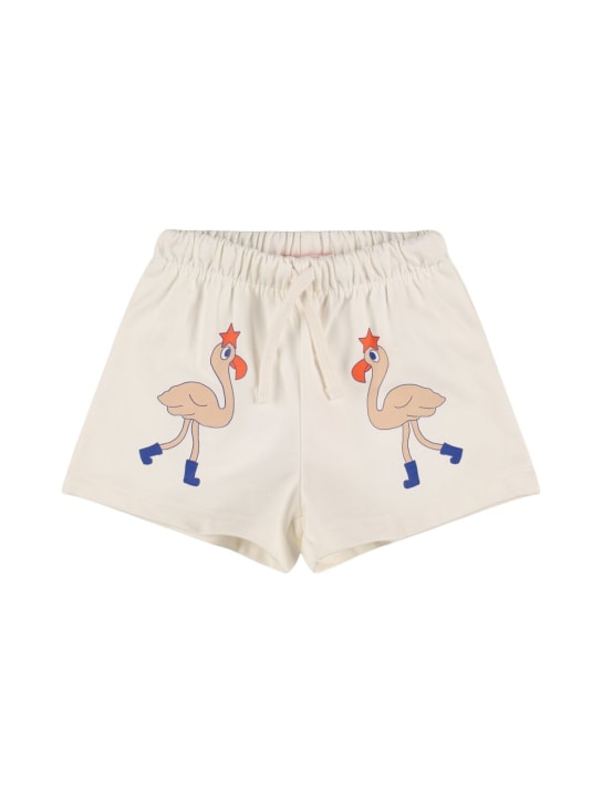 Tiny Cottons: Shorts in cotone organico stampato - kids-girls_0 | Luisa Via Roma