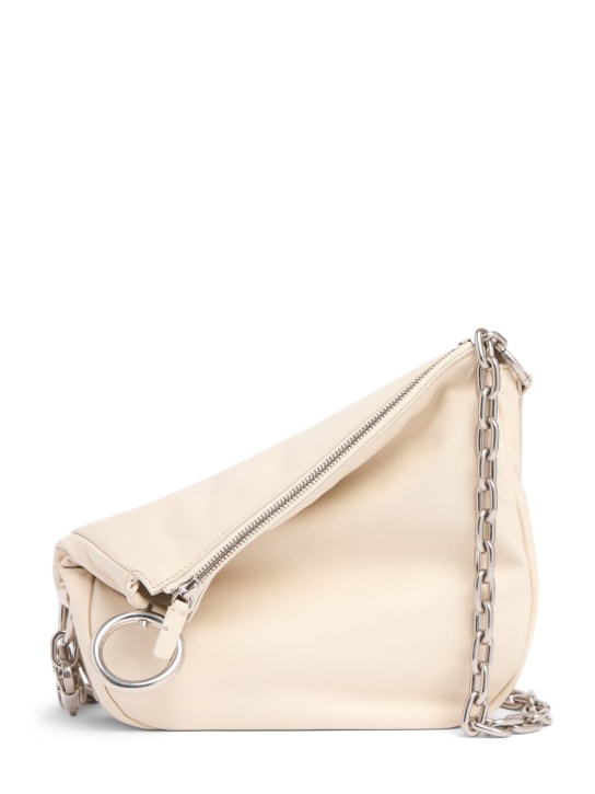 Burberry: Small Knight puffy leather bag - Soap - women_0 | Luisa Via Roma