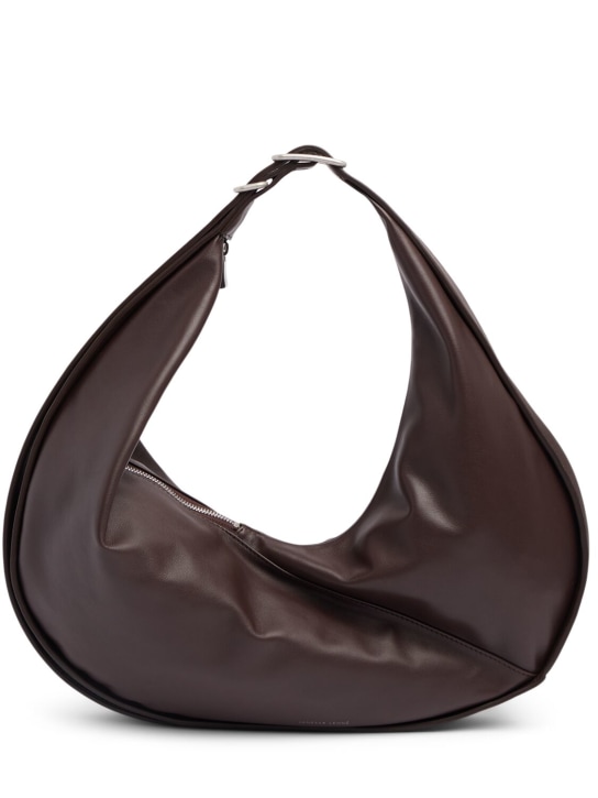 Janessa Leone: Bode adjustable leather tote bag - Brown - women_0 | Luisa Via Roma