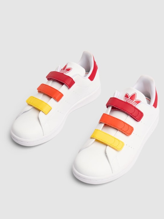 adidas Originals: Sneakers à scratch Stan Smith - Blanc - kids-boys_1 | Luisa Via Roma