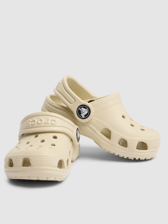 Crocs: Classic Clog 러버 크록스 - 베이지 - kids-boys_1 | Luisa Via Roma