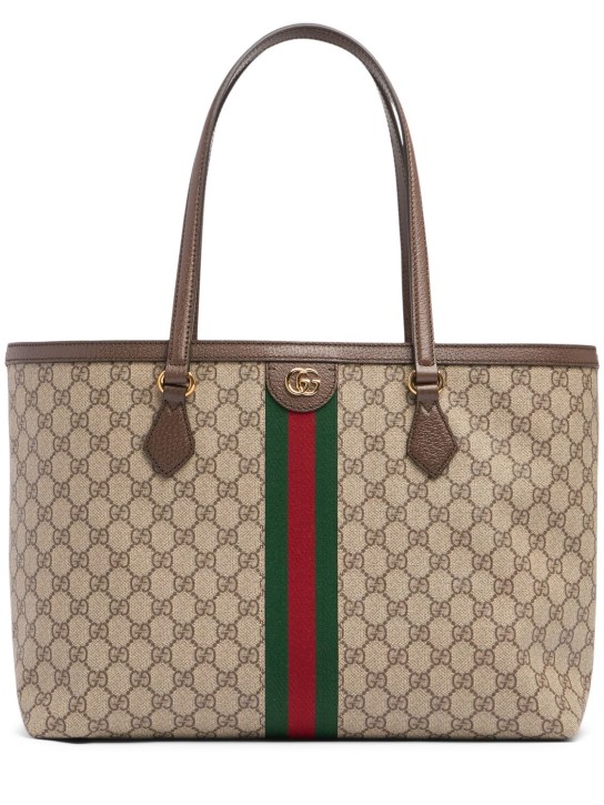 Gucci: Borsa shopping Ophidia GG Supreme - Marrone - women_0 | Luisa Via Roma