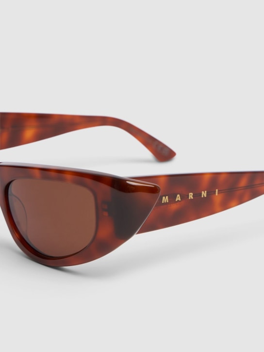 Marni: Netherworld cat-eye sunglasses - Havana - men_1 | Luisa Via Roma
