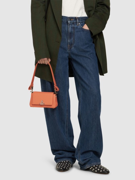 Vivienne Westwood: Hazel小号再生纯素材质单肩包 - 橙色 - women_1 | Luisa Via Roma