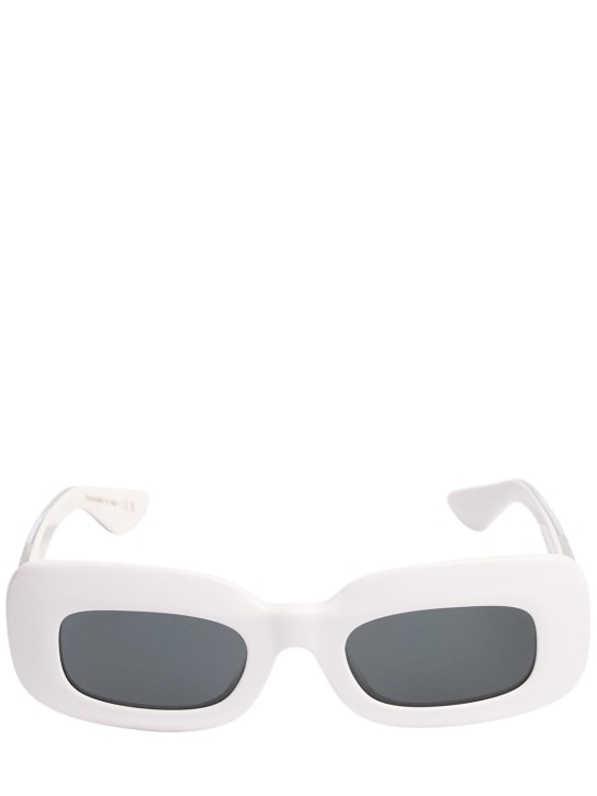 Khaite: KHAITE x Oliver Peoples sunglasses - White/Grey - women_0 | Luisa Via Roma
