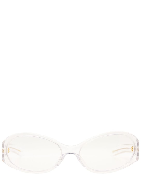 Flatlist Eyewear: Sonnenbrille aus Acetat „Office Opel“ - Clear Crystal - men_0 | Luisa Via Roma