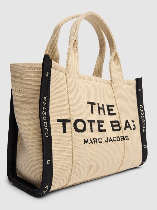Marc Jacobs: Bolso tote mini de lona de algodón - Warm Sand - women_1 | Luisa Via Roma