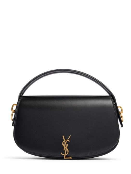 Saint Laurent: New Bascule leather crossbody bag - Black - women_0 | Luisa Via Roma