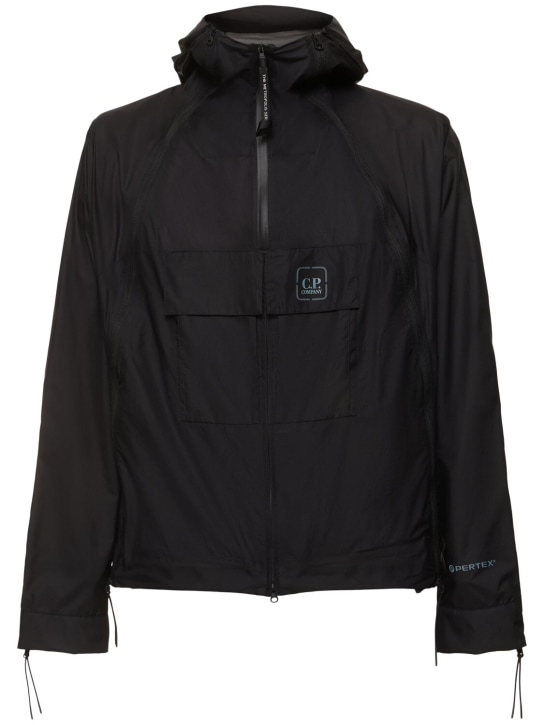 C.P. Company: Metropolis Series Hooded jacket - Black - men_0 | Luisa Via Roma