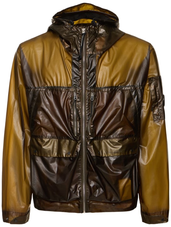 C.P. Company: Pium hooded jacket - Green - men_0 | Luisa Via Roma