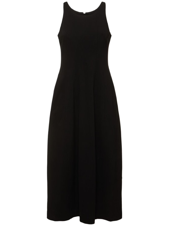 AURALEE: Cotton long dress - 블랙 - women_0 | Luisa Via Roma